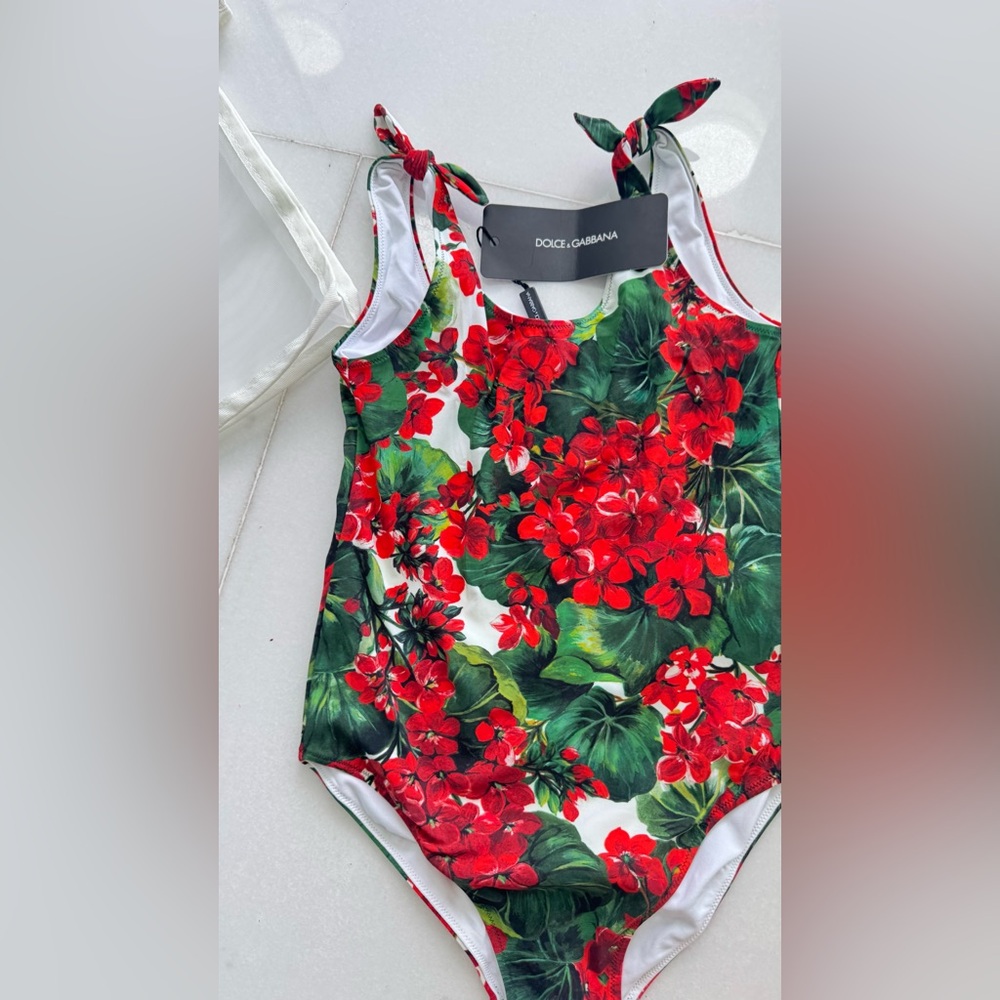 Little girls Dolce and Gabbana brand new swim with tags